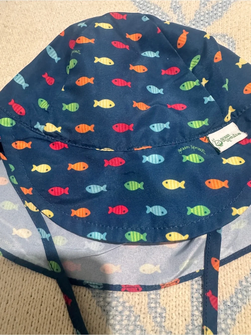 Green Sprouts navy bucket